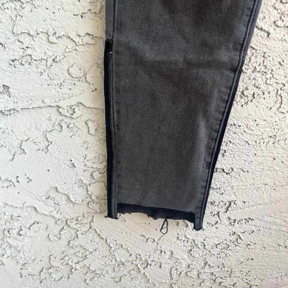 NASTY GAL Distressed Black Denim Women's Size UK 10 - Picture 6 of 8